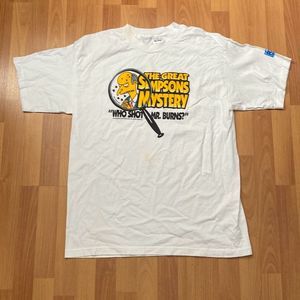 Vintage 90s The Great Simpsons Mystery Fox Who Shot Mr. Burns Men XL Made in USA